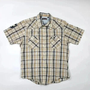 7 Diamonds Short Sleeve Button Down Shirt